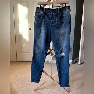 Kut From the Kloth Raw Hem High Rise Ankle